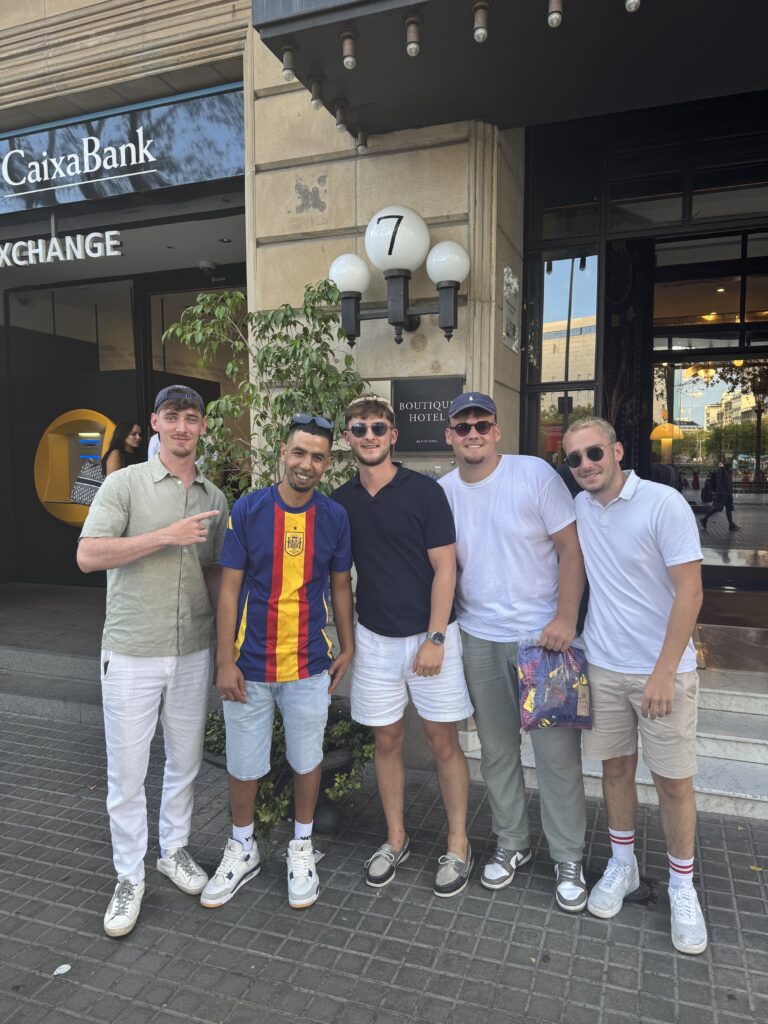 foto met lamine zijn vader